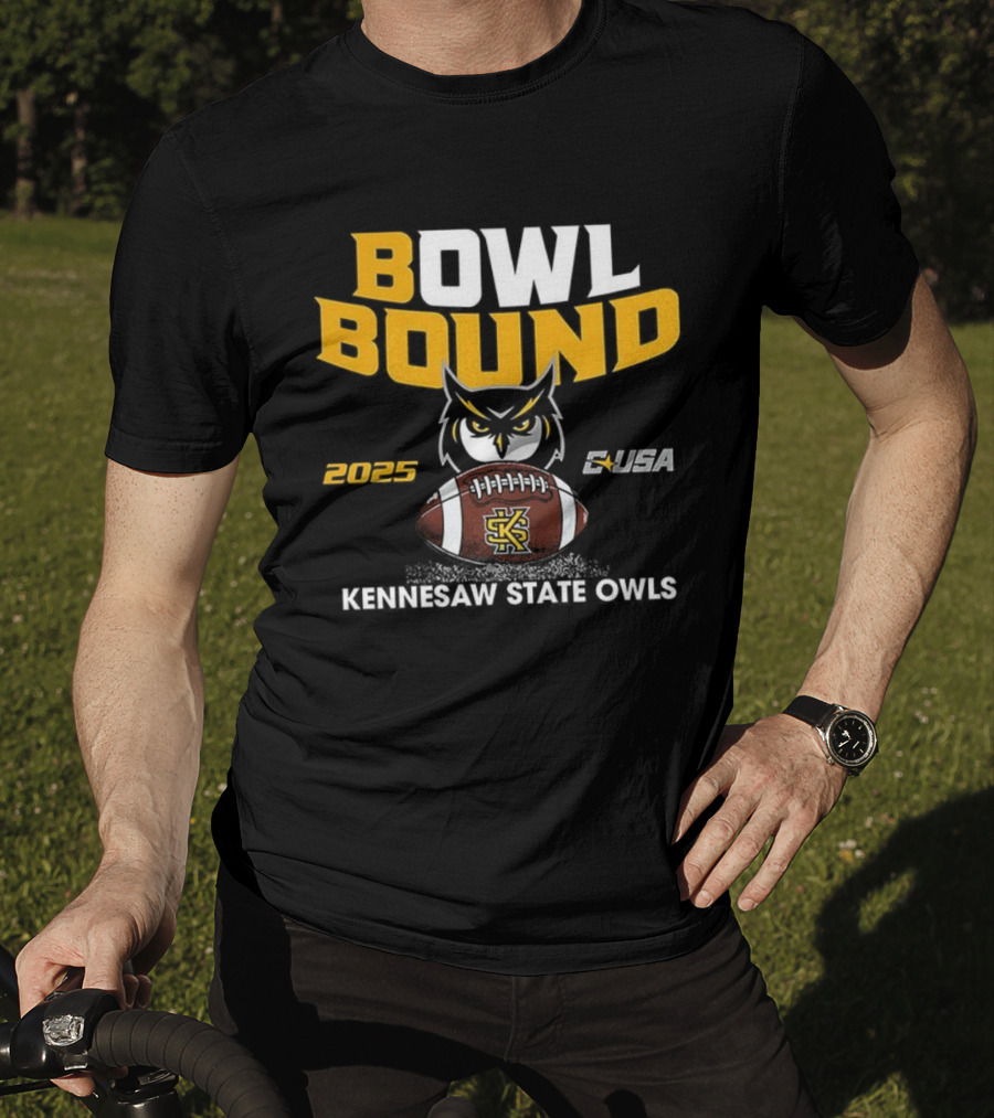 Kennesaw State Owls Bowl Bound 2025 CUSA Football T-Shirt
