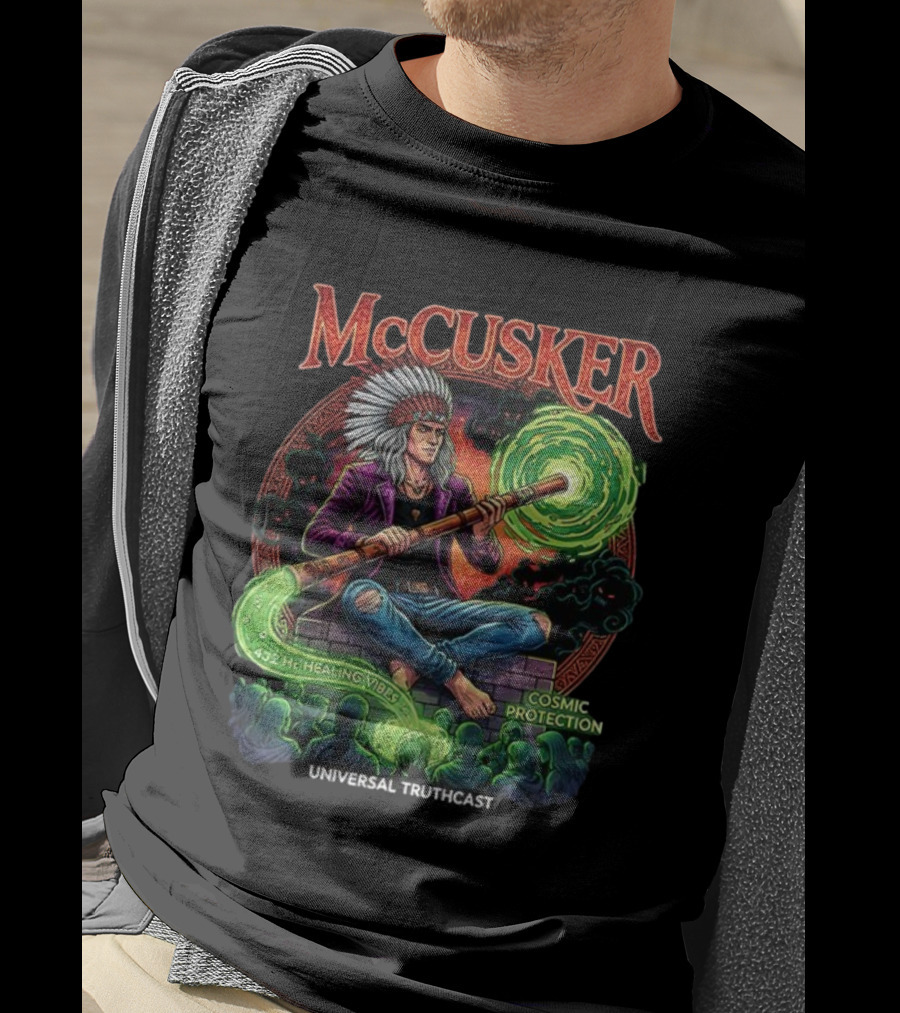 McCusker Cosmic Protection 432 Hz Healing Vibes Universal Truthgcast T-Shirt