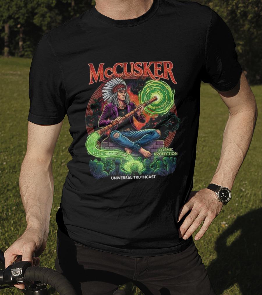 McCusker Cosmic Protection 432 Hz Healing Vibes Universal Truthgcast T-Shirt