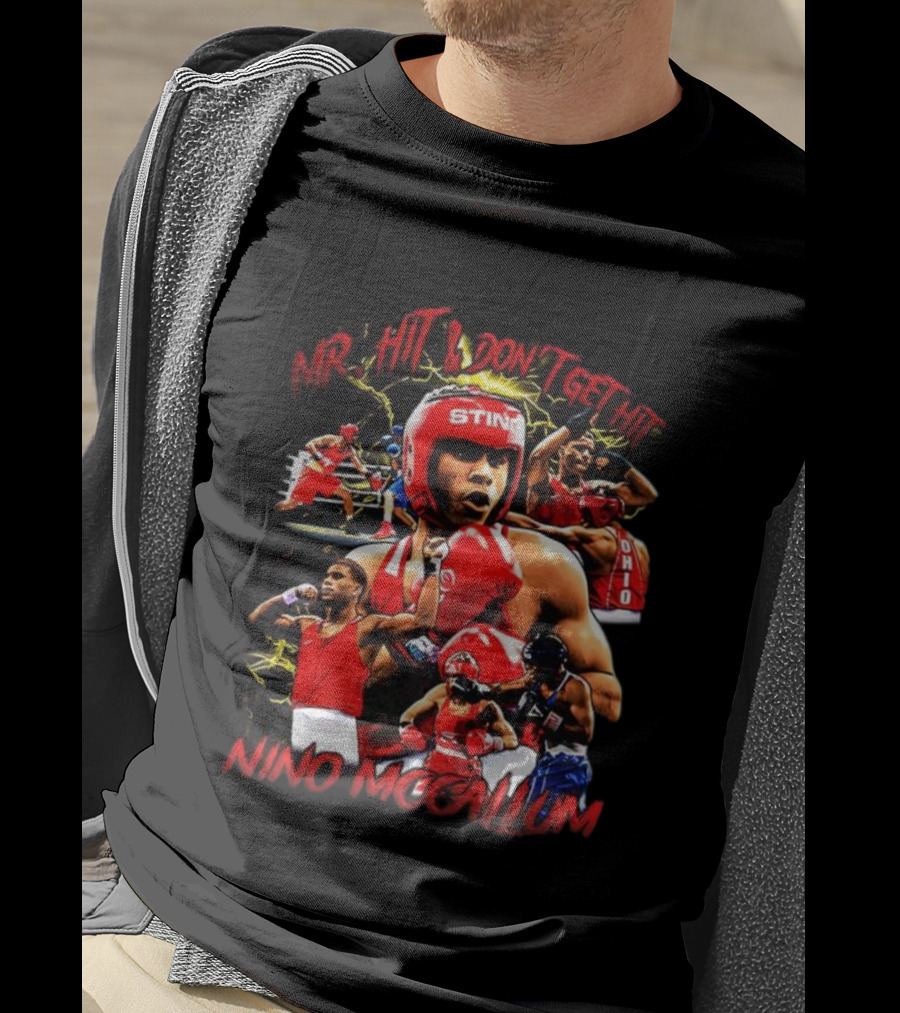 Nino Mccallum Mr. Hit And Don’t Get Hit Boxing Tribute T-Shirt