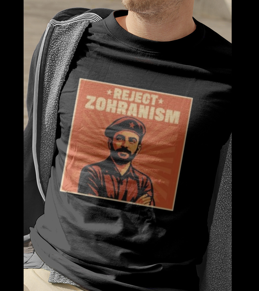 REJECT ZOHRANISM Retro Revolution Style Image T-Shirt