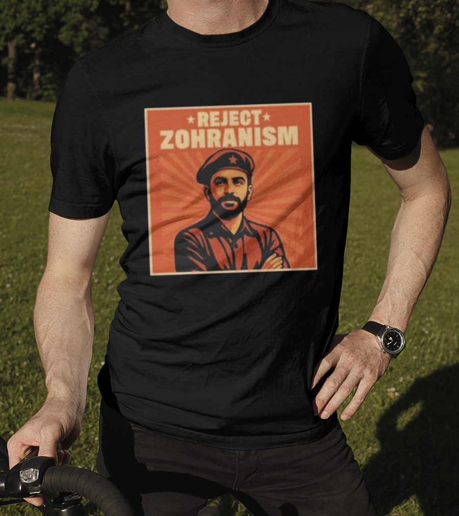 REJECT ZOHRANISM Retro Revolution Style Image T-Shirt