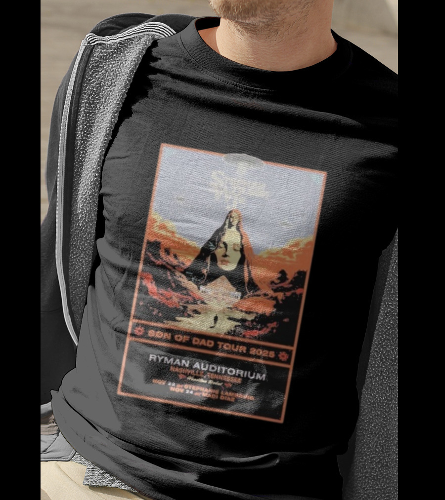 Stephen Wilson Jr. Son Of Dad Tour 2025 Ryman Auditorium Nashville Nov 23-24 Madi Diaz UFO Event T-Shirt