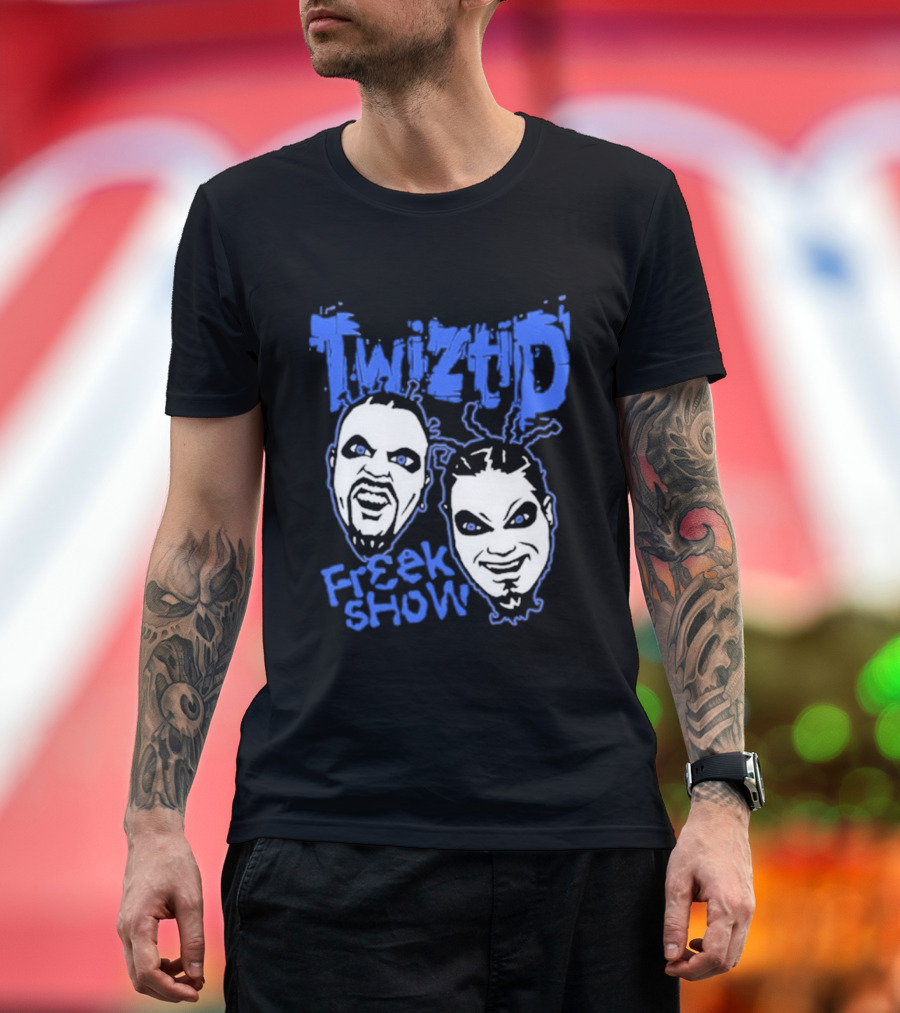 Twiztid Freak Show Faces Horror Band Merch T-Shirt