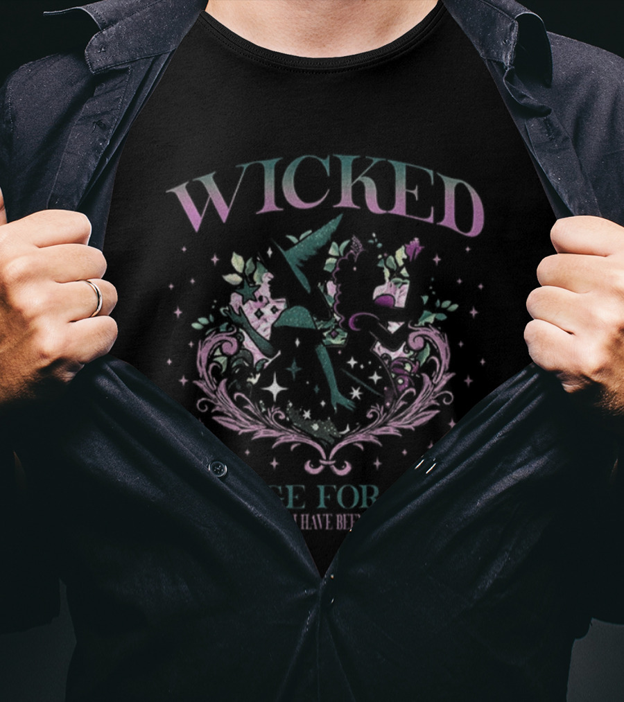 Wicked Change For Good Because I Knew You I Have Been Changed For Good Merry Christmas T-Shirt