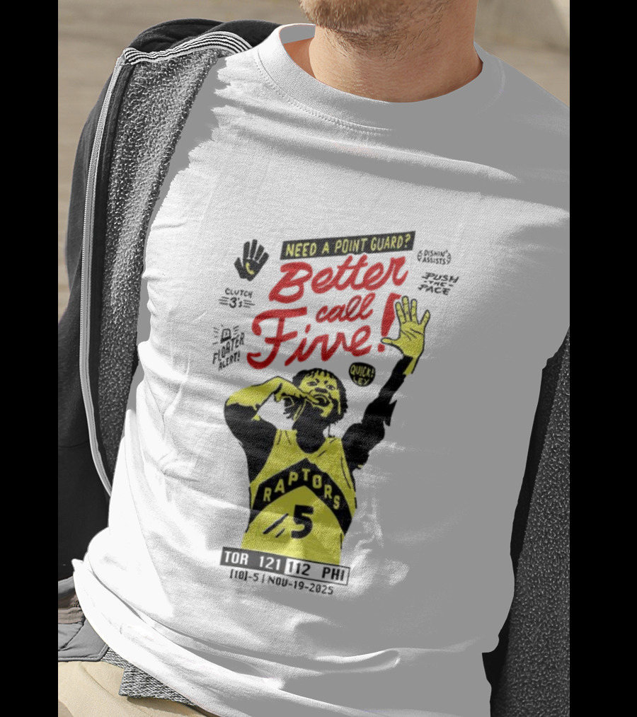 Need A Point Guard Better Call Five Toronto Raptors Basketball Quick Key T-Shirt