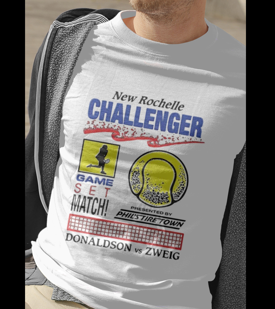 New Rochelle Challenger Game Set Match Tennis Tournament Donaldson Zweig Invitational T-Shirt