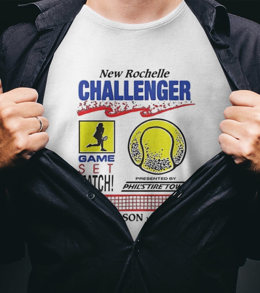 New Rochelle Challenger Game Set Match Tennis Tournament Donaldson Zweig Invitational T-Shirt
