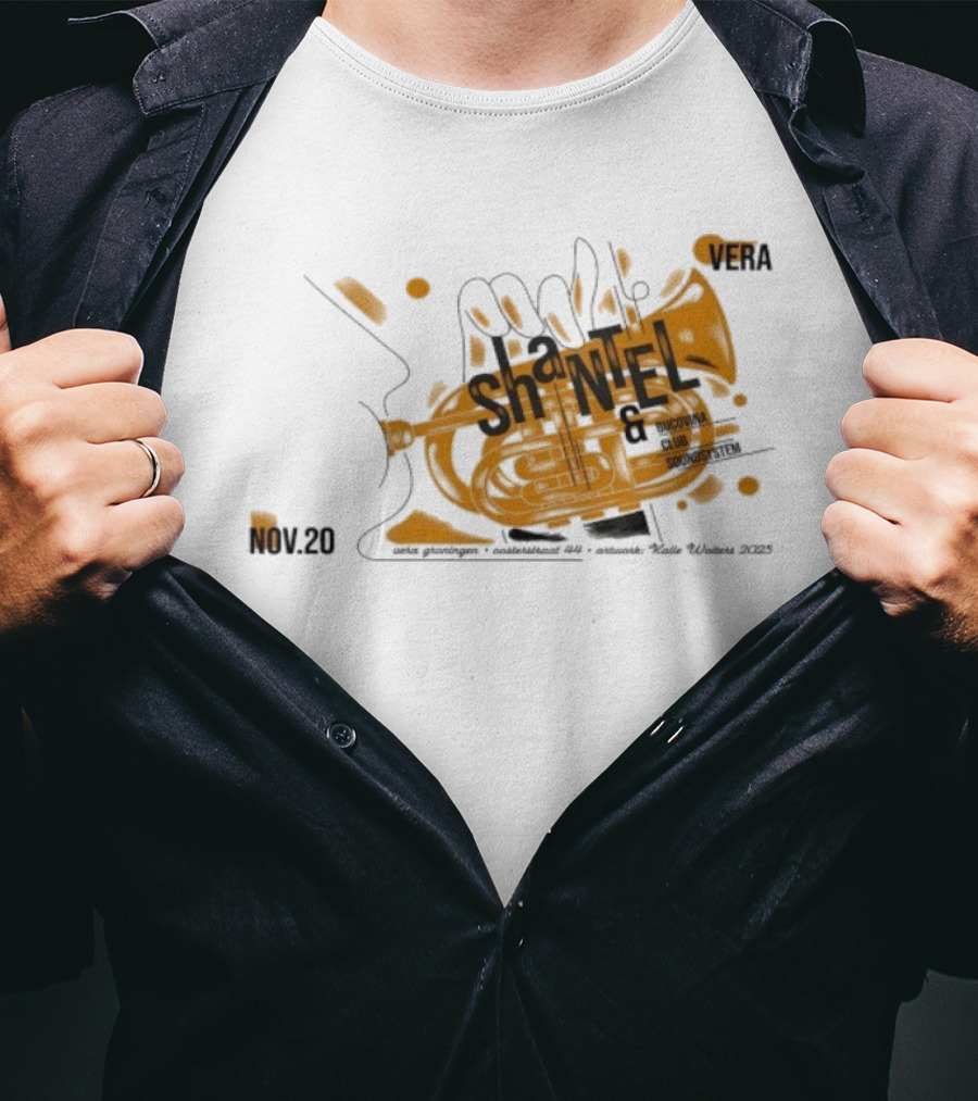 Shantel Trumpet Live Groningen Netherlands Nov 20 2025 Event VERA Music Club T-Shirt