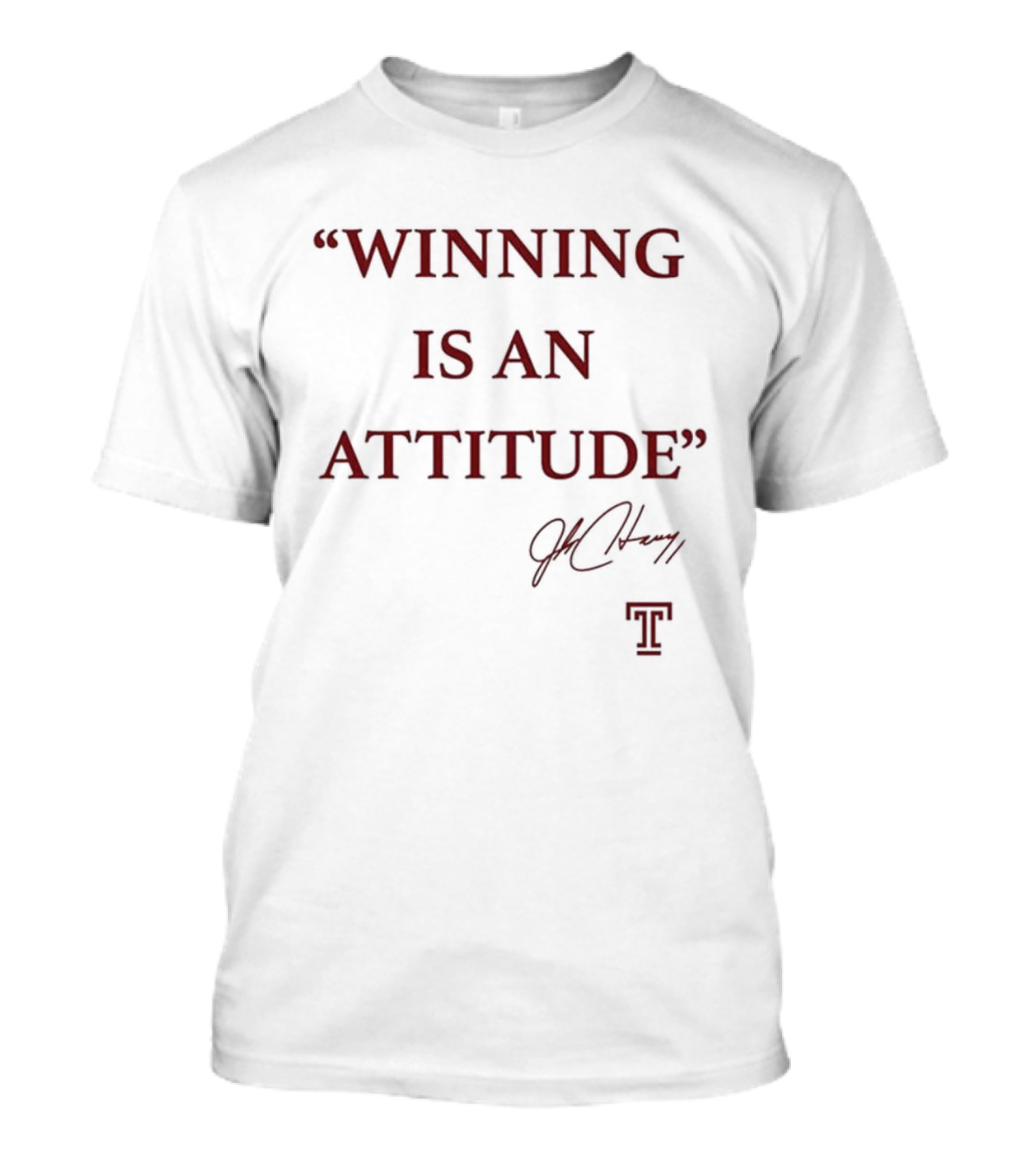 Winning Is An Attitude J McGuire T T-Shirt