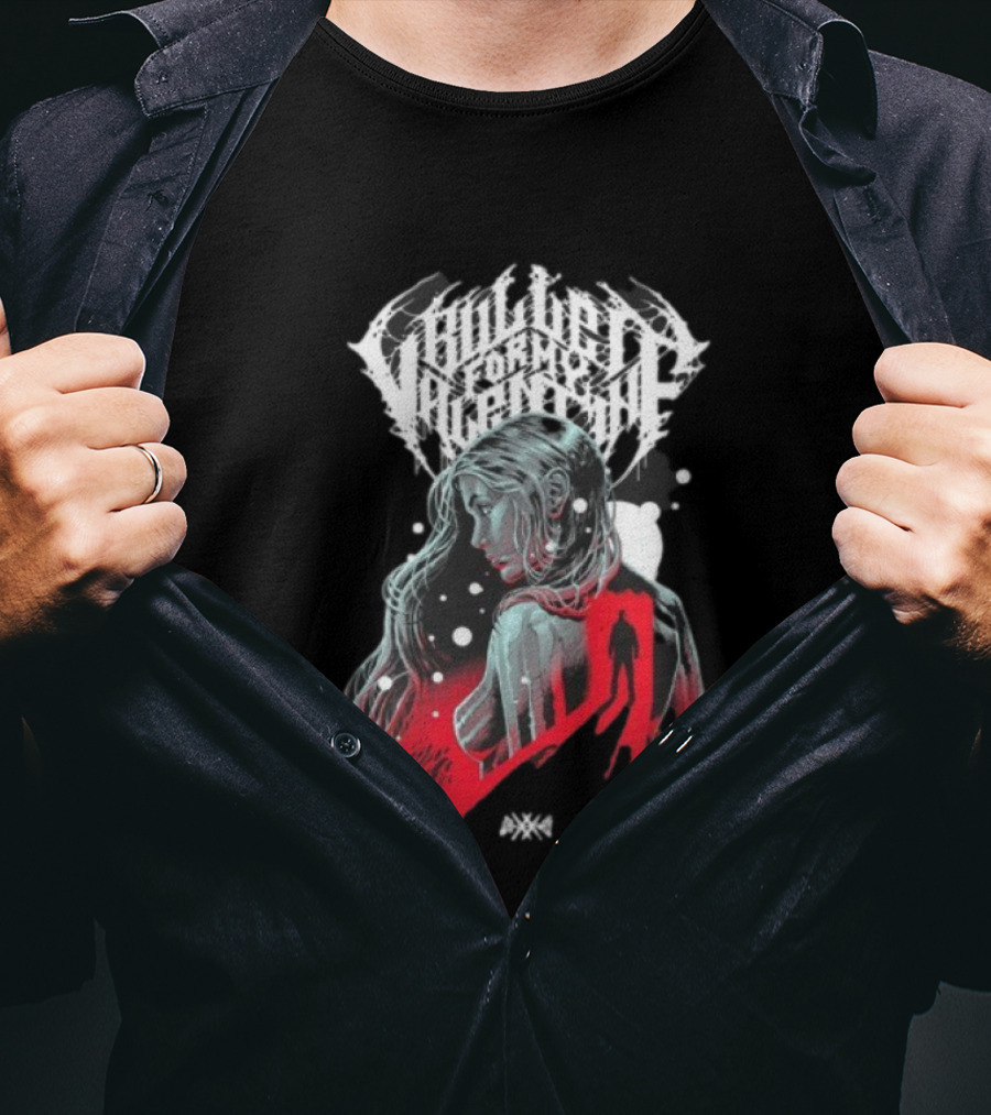 Bullet For My Valentine Poisoned Ascendancy Through The Door Woman Silhouette 2025 T-Shirt