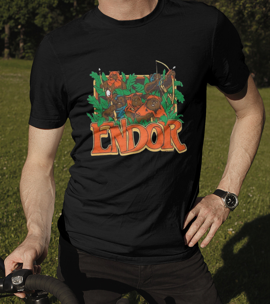 Endor Ewok Gathering Star Wars Forest Adventure T-Shirt