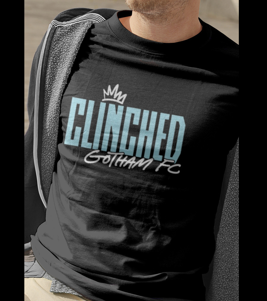 Clinched Crown Gotham FC Victory T-Shirt