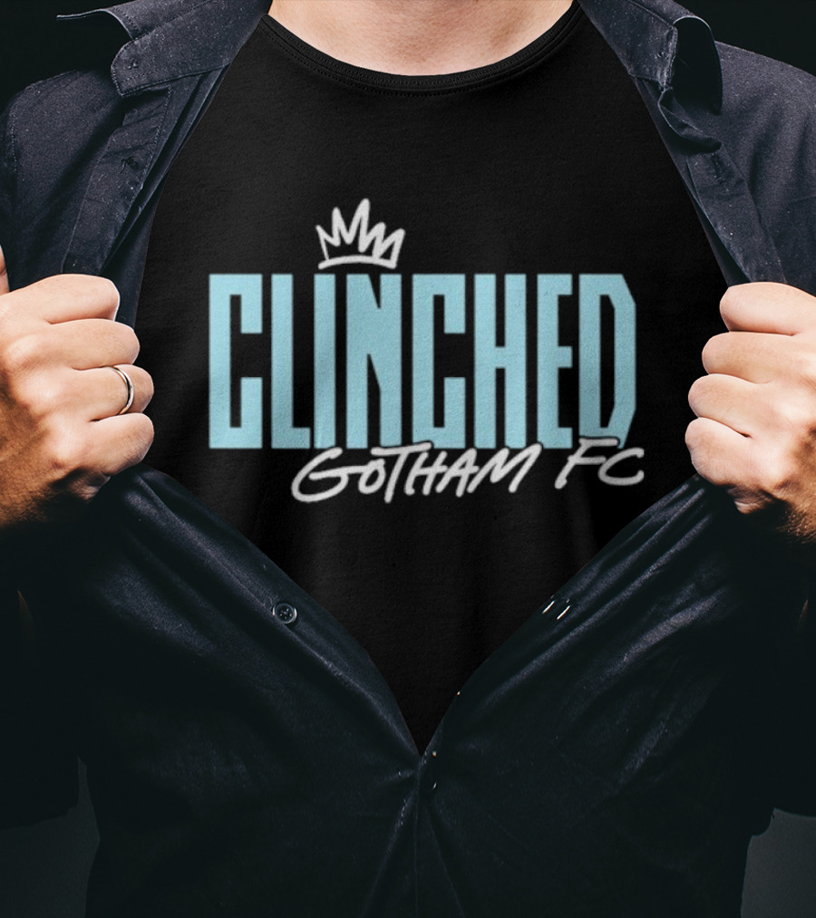 Clinched Crown Gotham FC Victory T-Shirt