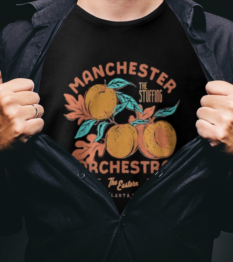 Manchester Orchestra The Stuffing Nov 21 2025 The Eastern Atlanta GA Peaches T-Shirt
