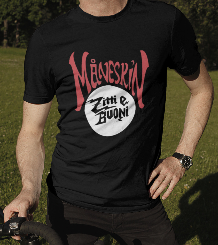 Måneskin Zitti E Buoni Music Empowerment Graphic T-Shirt