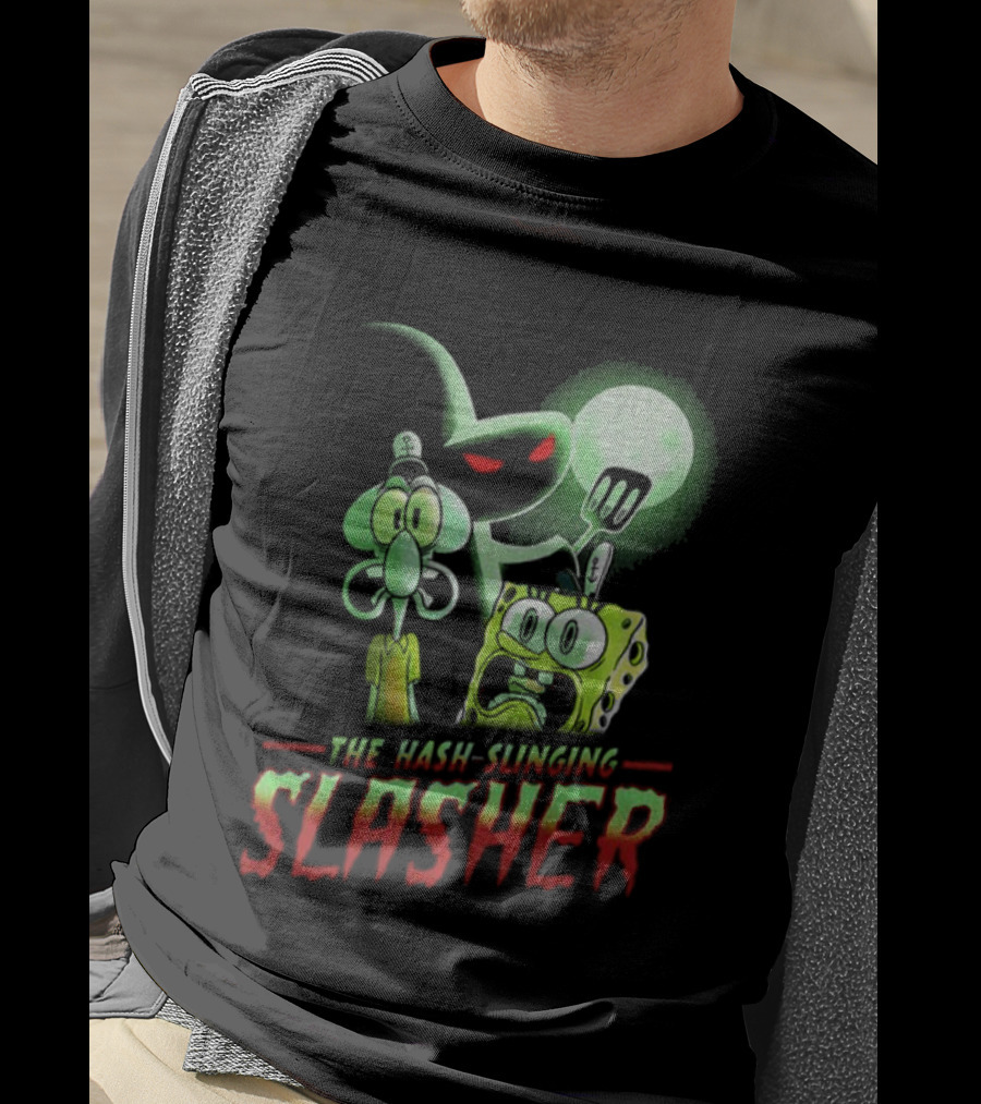 The Hash Slinging Slasher Ocean Cartoon Characters T-Shirt