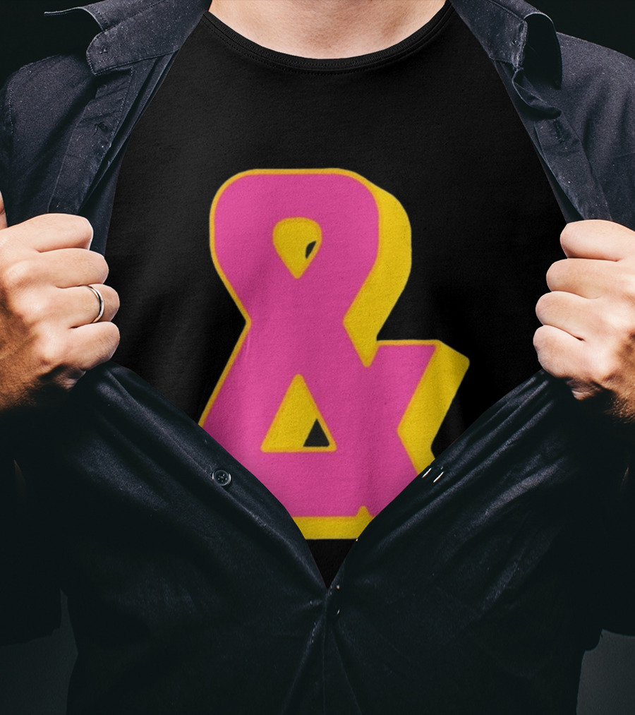 Bastille Presents Faded Ampersand Retro Style T-Shirt