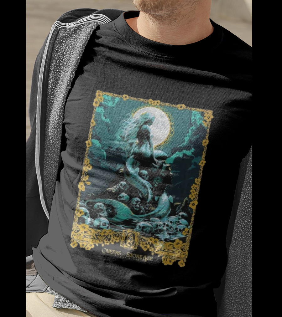 Queens Of The Stone Age Beacon Theatre New York October 10 2025 The Death Mermaid T-Shirt
