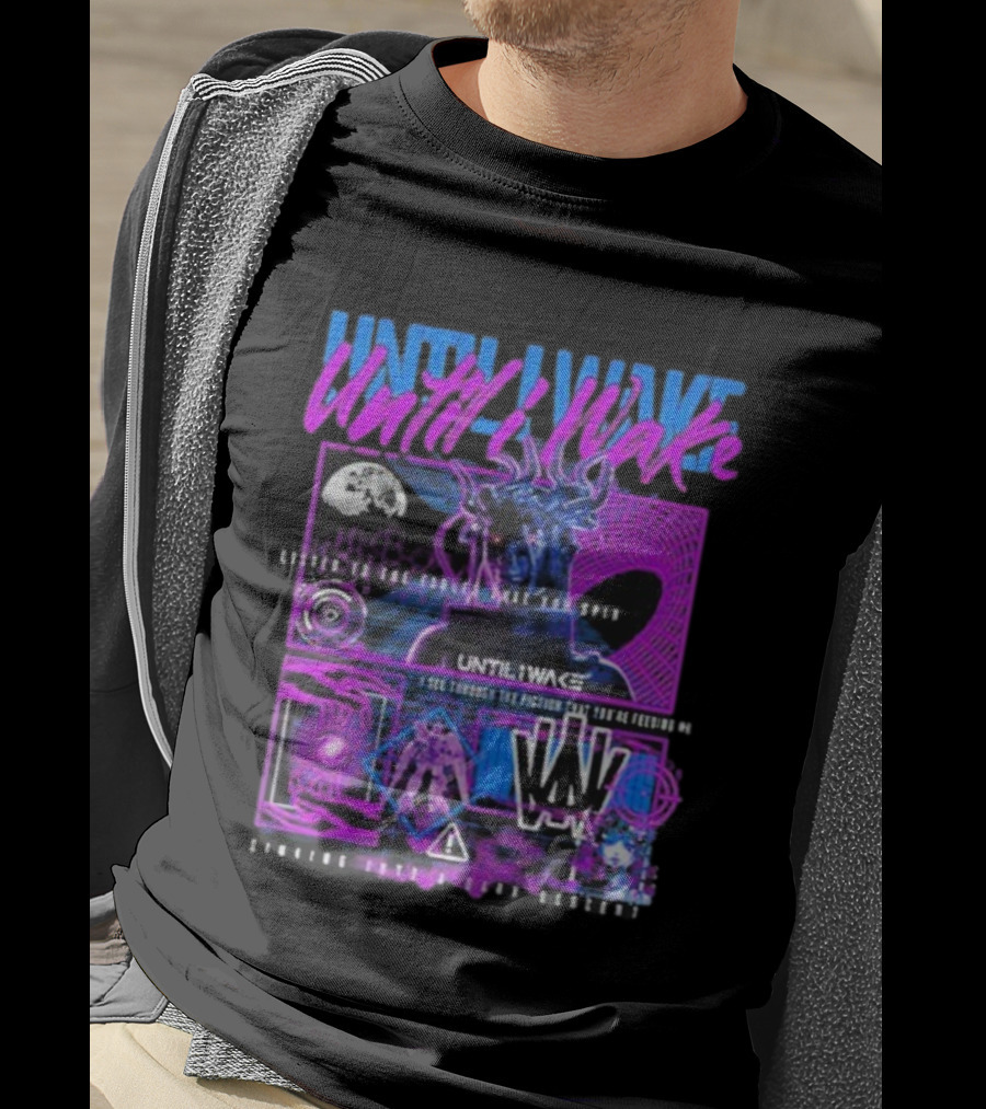 Until I Wake Cyber Enter The Maze Let The Spiral Spin Fiction You Are Feeding T-Shirt