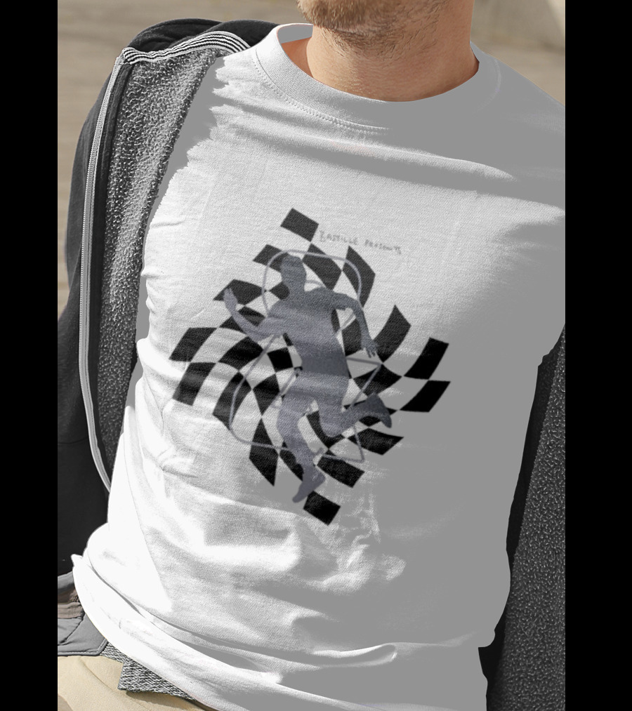 Bastille Checkered Runner Iconic Silhouette T-Shirt