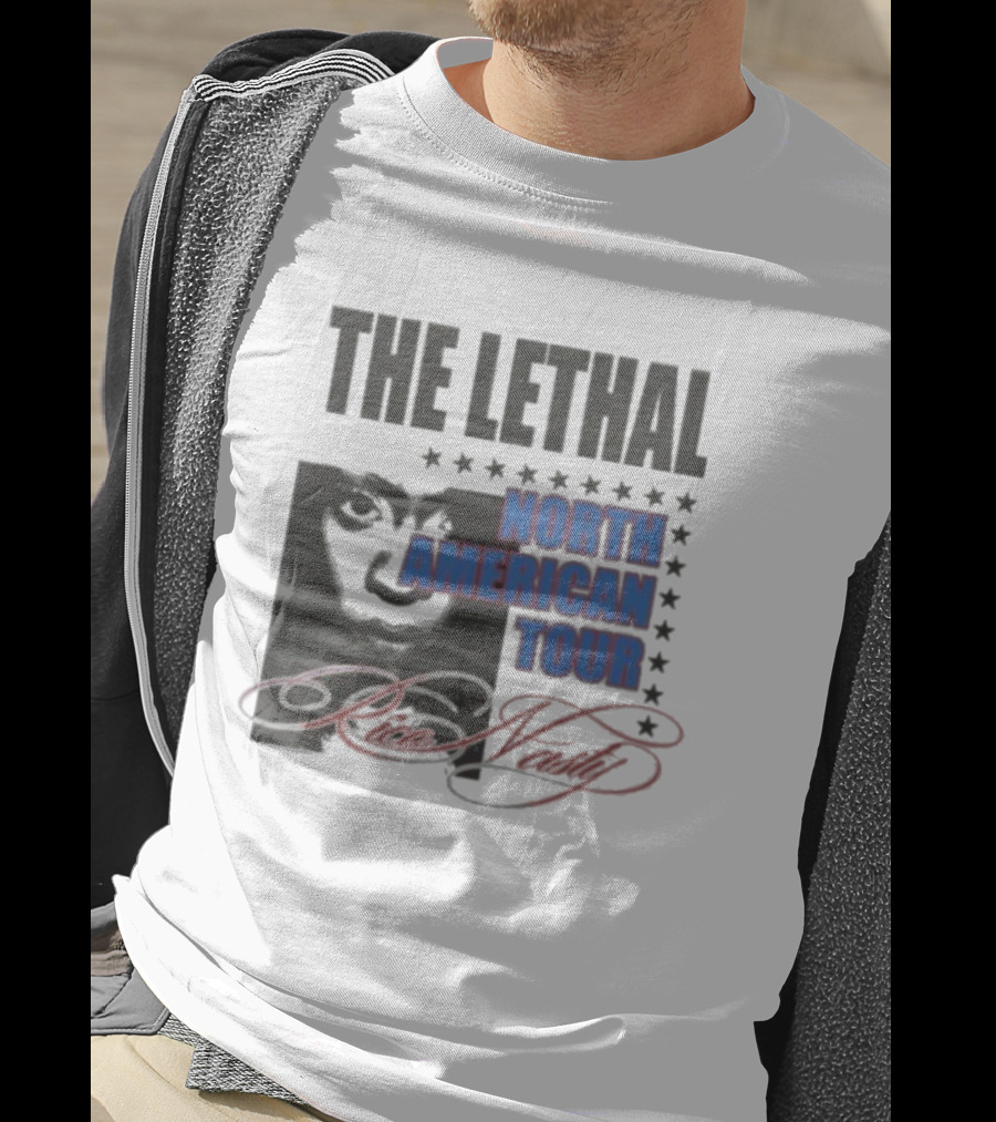 Rico Nasty The Lethal North American Tour 2025 2026 Stars Smiling Face T-Shirt