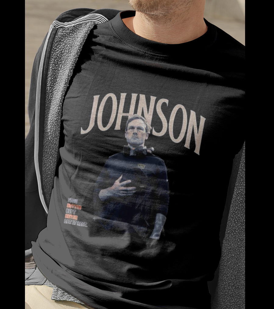 Johnson Chicago Bears Football Good Better Best Never Let It Rest NFL Vintage T-Shirt