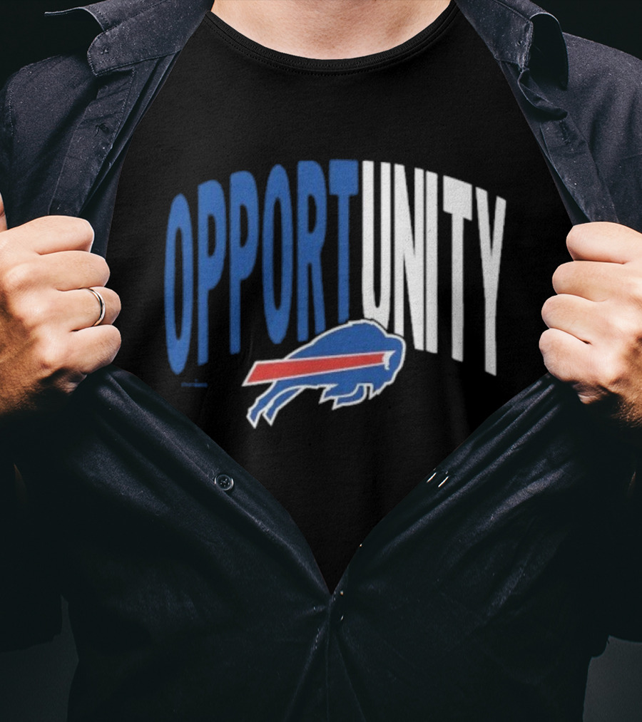 Buffalo Bills Inspire Change Opportunity NFL Logo T-Shirt