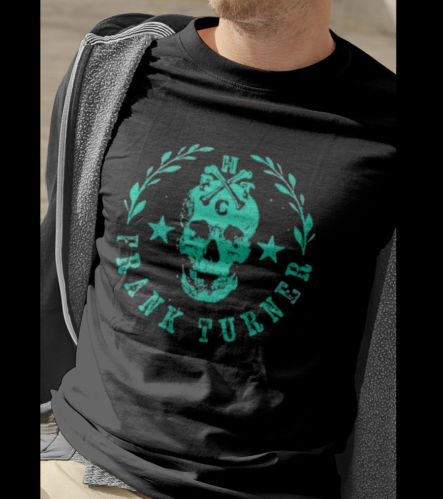 Frank Turner FTHC Skull Laurel Stars Badge Chair T-Shirt