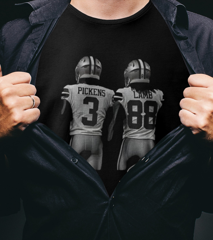 George Pickens Ceedee Lamb Dallas Cowboys Signature Jerseys T-Shirt