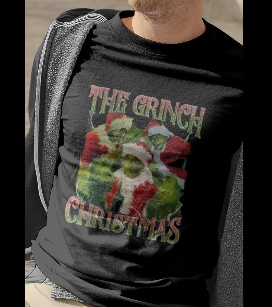 The Grinch Santa Claus Christmas Holiday Celebration T-Shirt