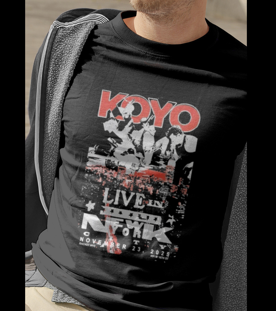 KOYO Live In Stony Brook New York November 23 2025 Concert T-Shirt