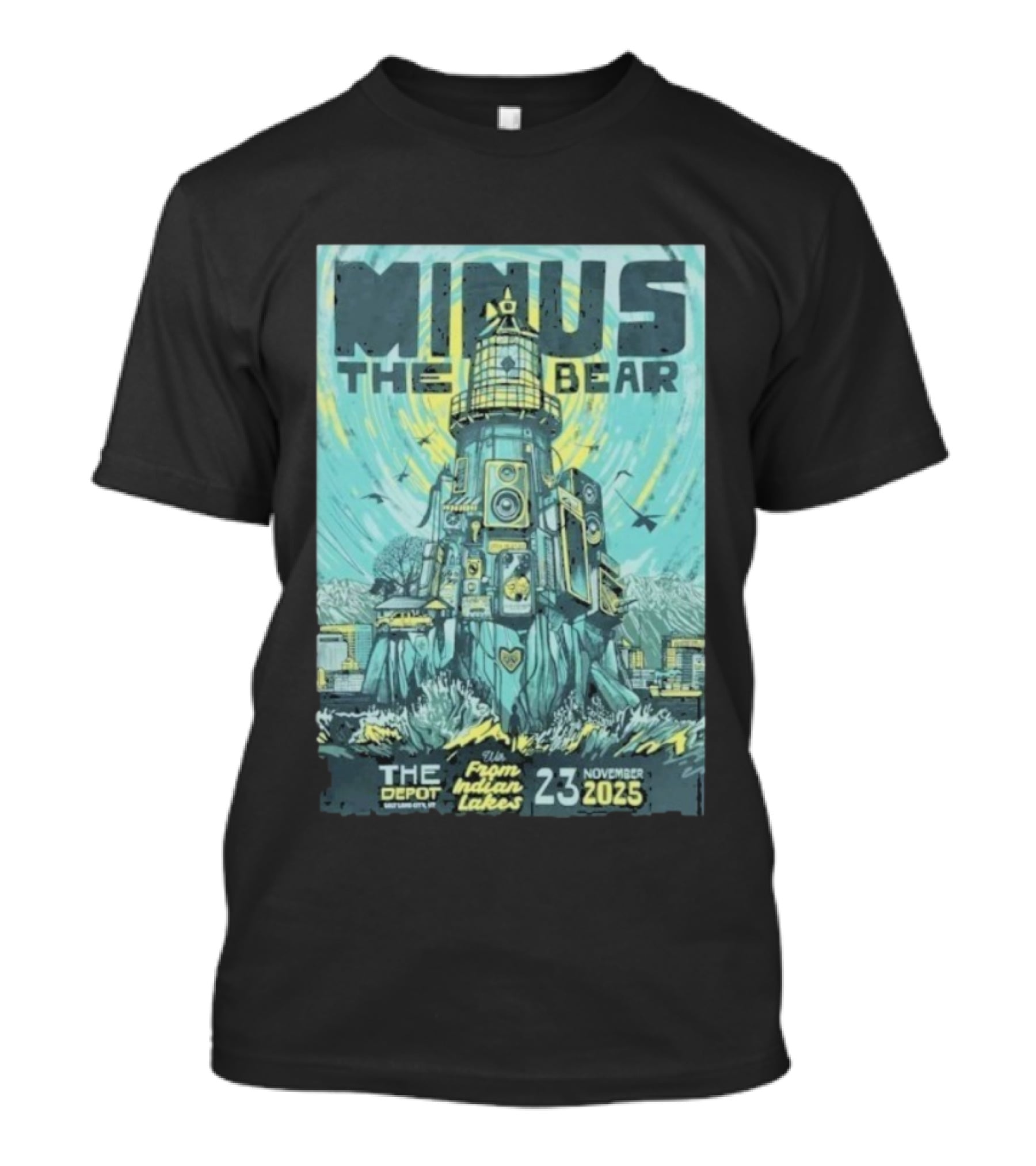 MINUS THE BEAR The Depot Salt Lake City November 23 2025 From Indian Lakes T-Shirt