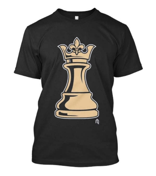 New Orleans Pelicans Basketball Queen Fleur-de-Lis Chess Piece T-Shirt