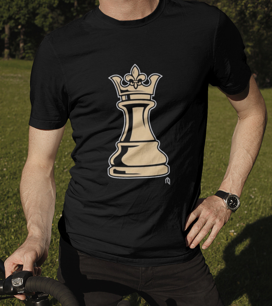 New Orleans Pelicans Basketball Queen Fleur-de-Lis Chess Piece T-Shirt