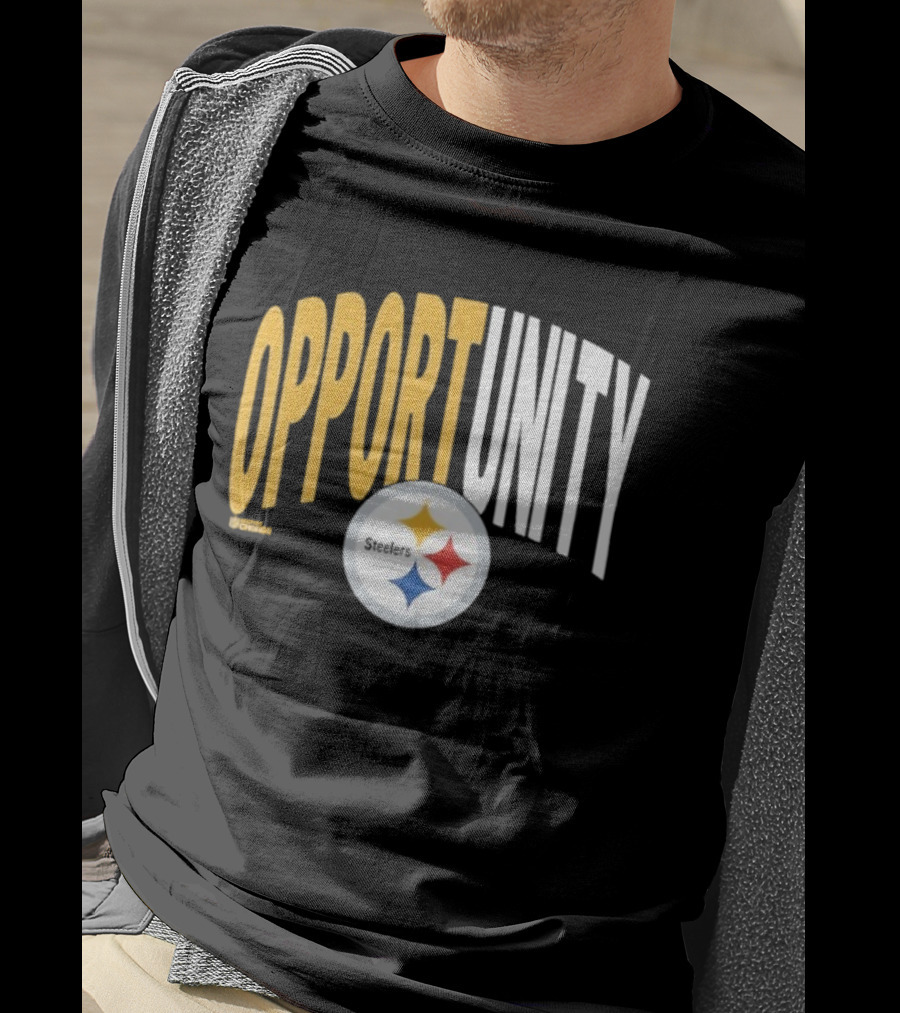Pittsburgh Steelers Opportunity Inspire Change NFL Logo T-Shirt