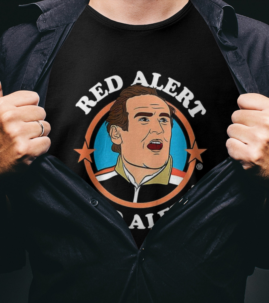 Red Alert Red Alert Iconic Character Illustration T-Shirt