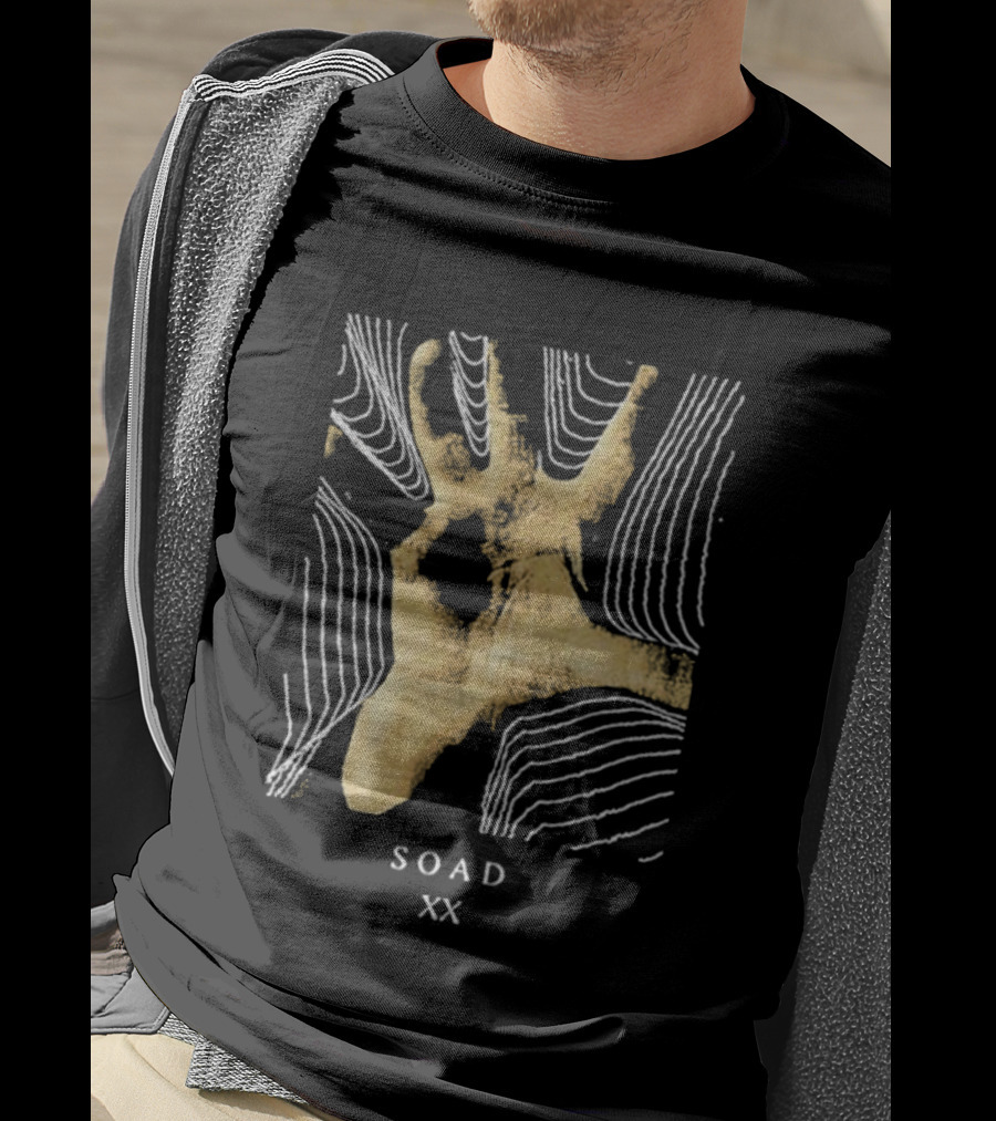 SOAD 20 Years XX Hand Design Anniversary T-Shirt