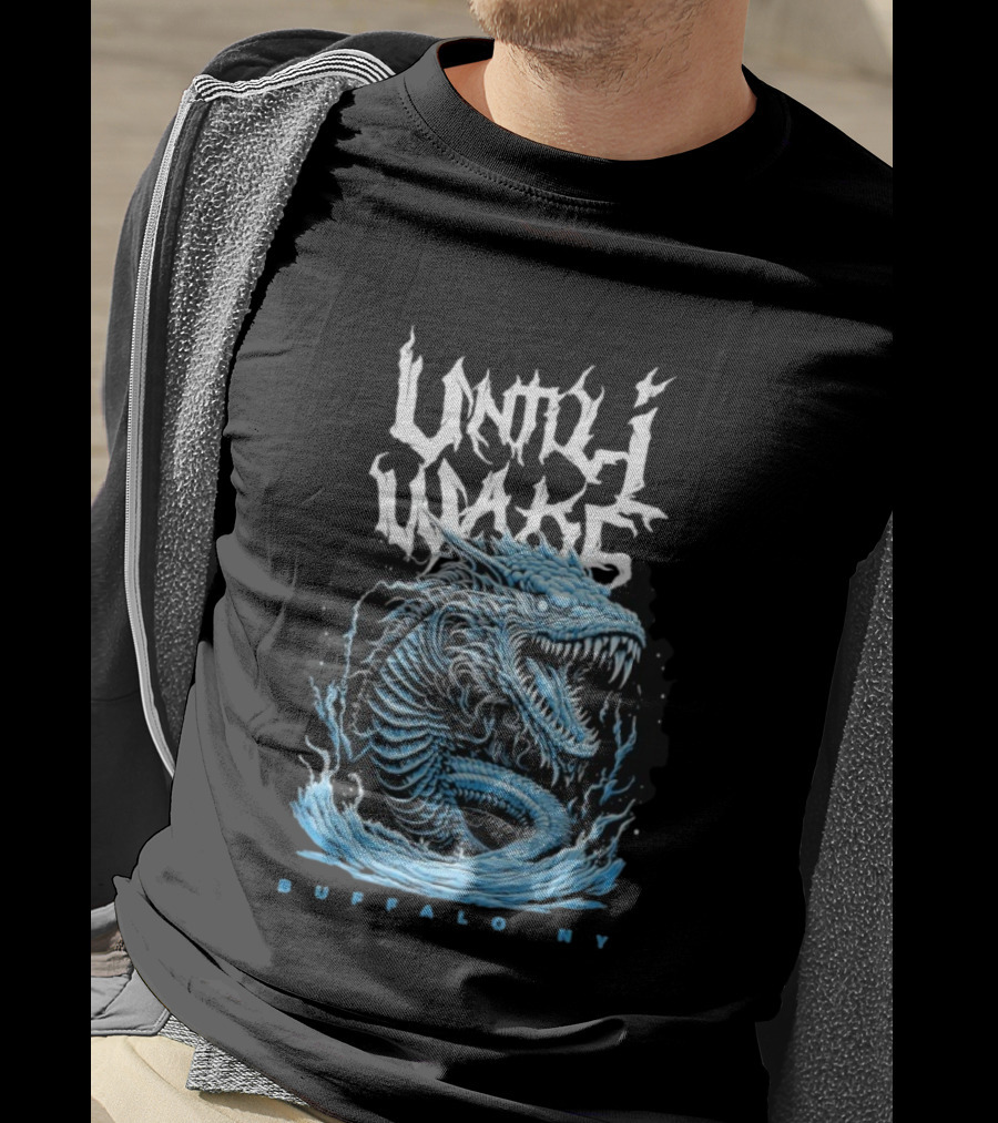 Until I Wake Leviathan Buffalo NY Dragon Serpent T-Shirt
