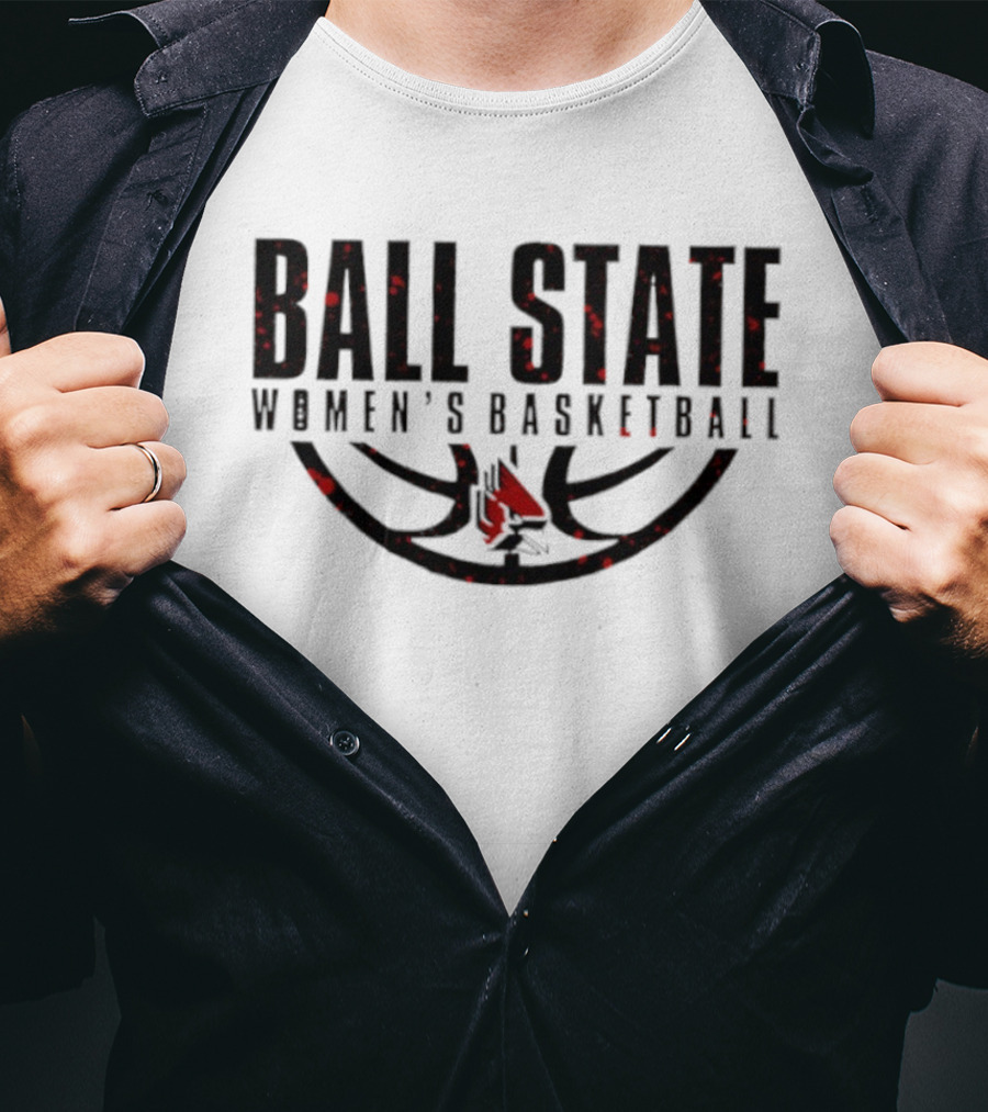 Ball State Cardinals Women's Basketball Team Fan Gear T-Shirt