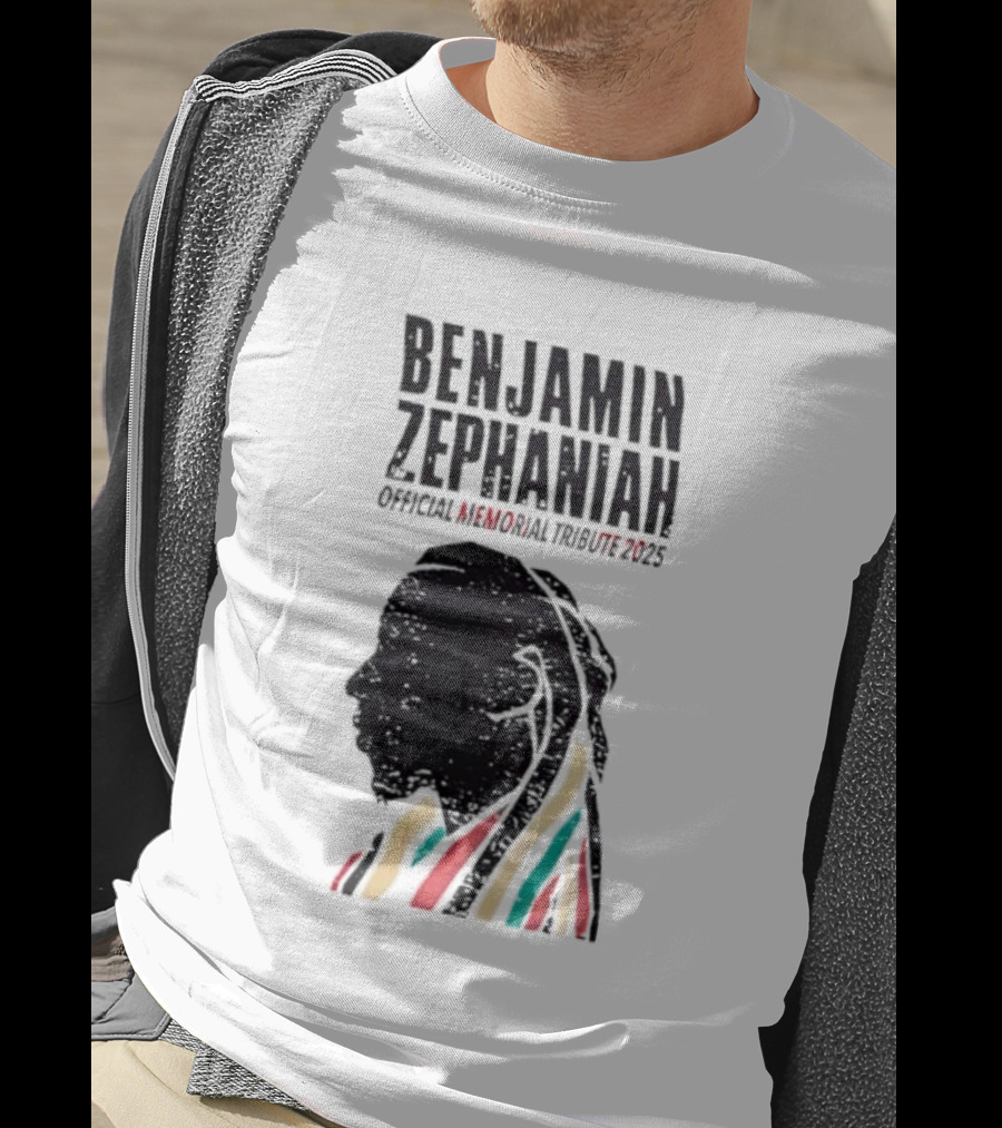 Benjamin Zephaniah 2025 Memorial Tribute T-Shirt