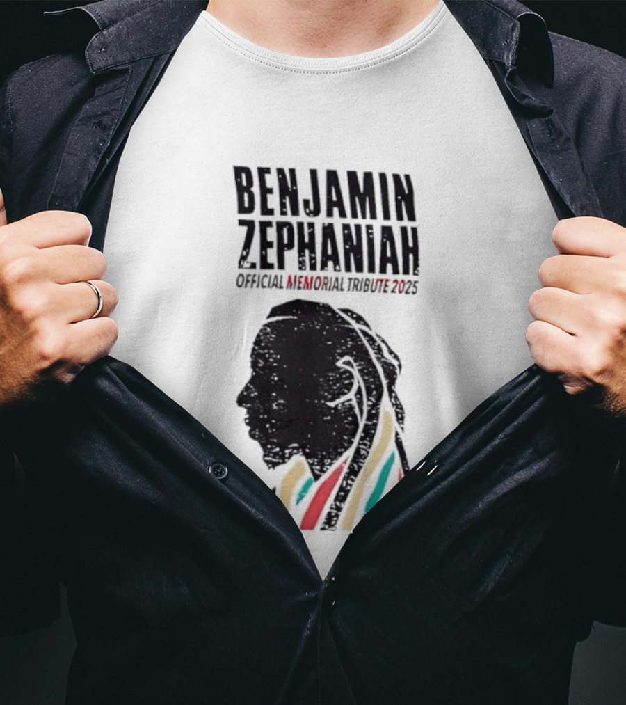 Benjamin Zephaniah 2025 Memorial Tribute T-Shirt