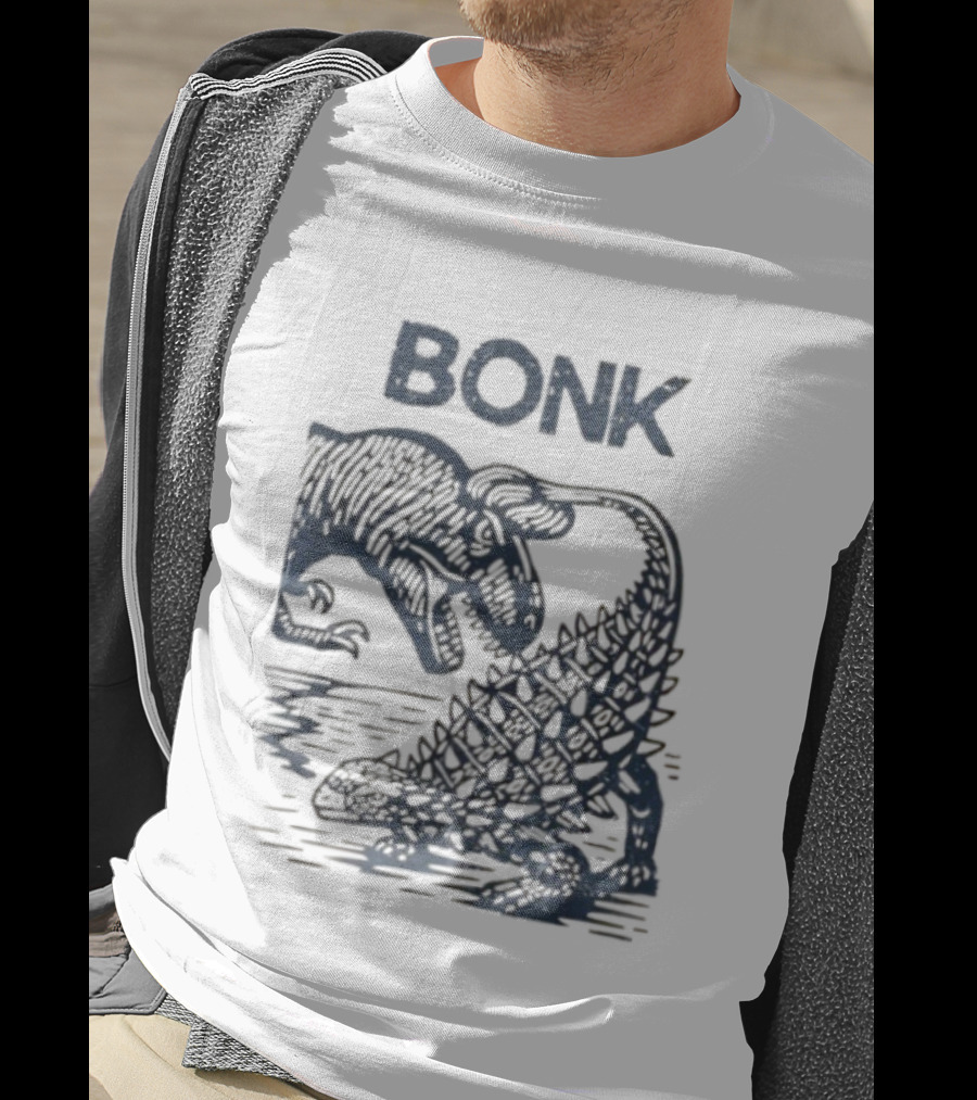 Bonk Dinosaur Comic Prehistoric Humor T-Shirt
