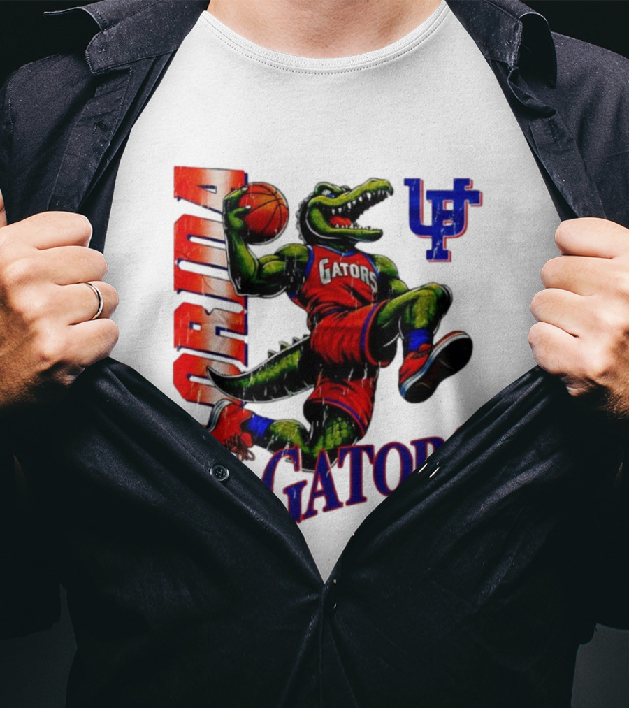 Florida Gators Basketball Alligator UF Team Spirit T-Shirt