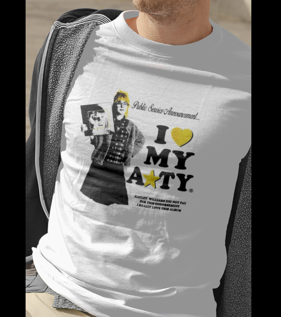 Public Service Announcement Hayley Williams Heart My A** T-Shirt