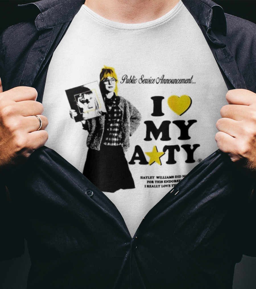 Public Service Announcement Hayley Williams Heart My A** T-Shirt