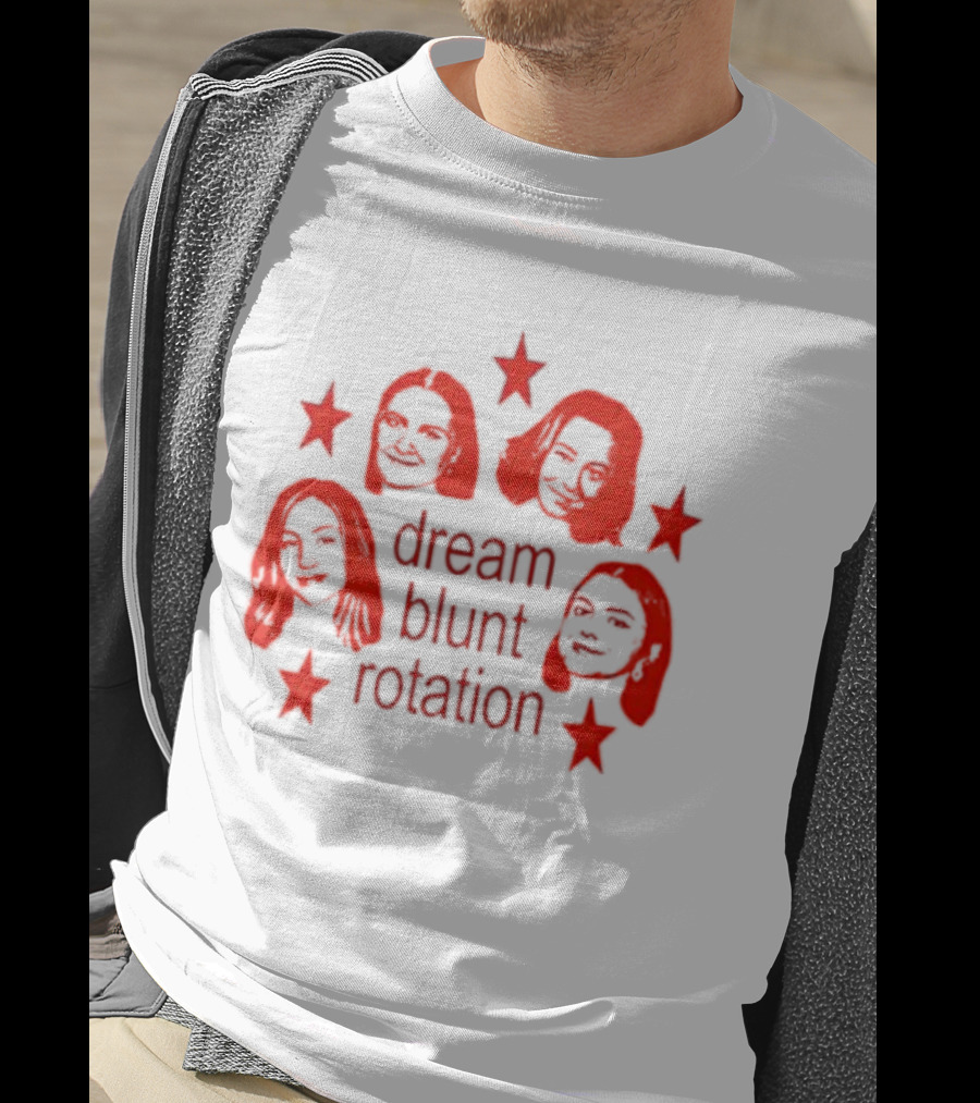 Yard Sale Girls Dream Blunt Rotation Faces And Stars T-Shirt