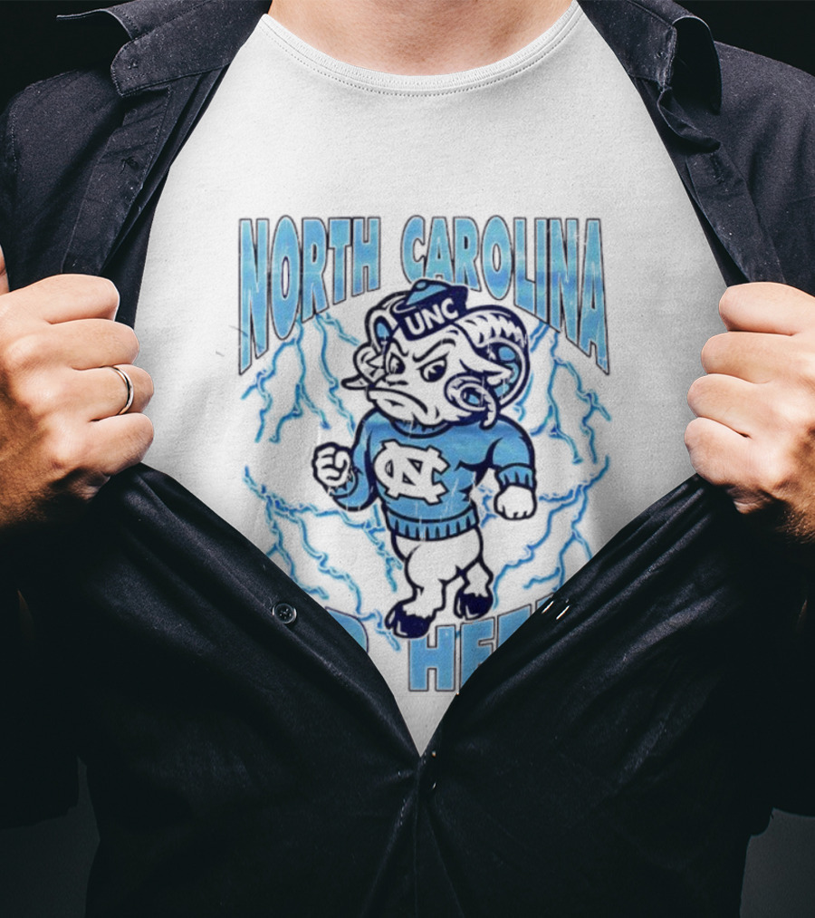 North Carolina Tar Heels Rameses Mascot UNC Logo T-Shirt