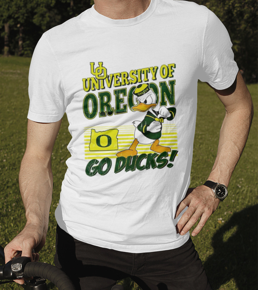 University Of Oregon Donald Duck Go Ducks Mascot T-Shirt