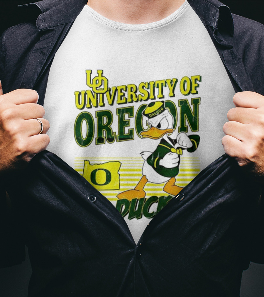 University Of Oregon Donald Duck Go Ducks Mascot T-Shirt